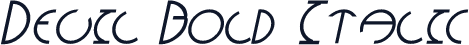 Devil Bold Italic