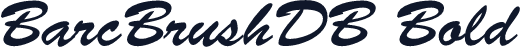 BarcBrushDB Bold