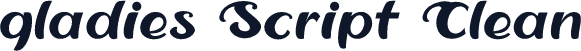 gladies Script Clean