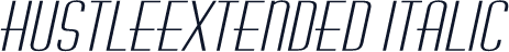 HustleExtended Italic