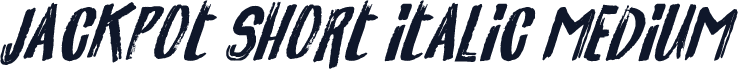 Jackpot Short Italic Medium