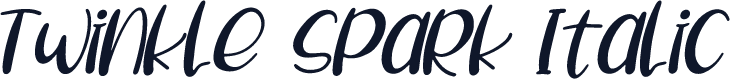 Twinkle Spark Italic