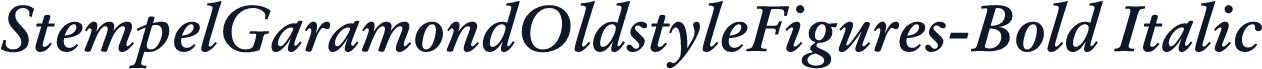 StempelGaramondOldstyleFigures-Bold Italic