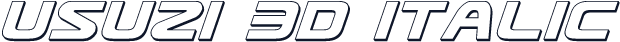 Usuzi 3D Italic