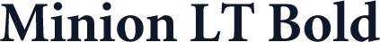 Minion LT Bold