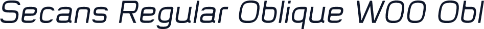 Secans Regular Oblique W00 Obl