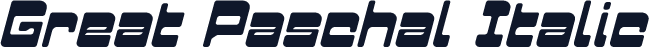 Great Paschal Italic