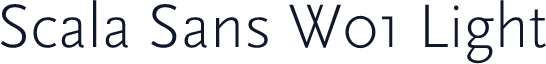 Scala Sans W01 Light