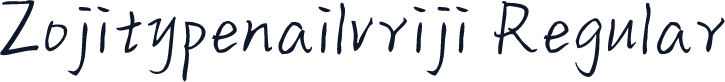 Zojitypenailvriji Regular