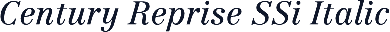 Century Reprise SSi Italic