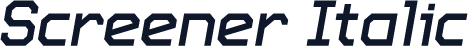 Screener Italic