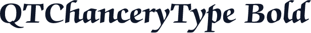 QTChanceryType Bold