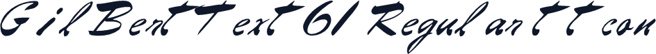 GilBertText61 Regular ttcon
