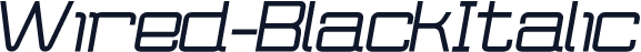 Wired-BlackItalic