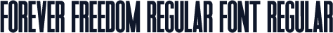 Forever Freedom Regular Font Regular