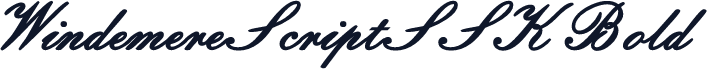 WindemereScriptSSK Bold