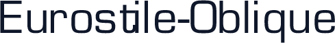 Eurostile-Oblique