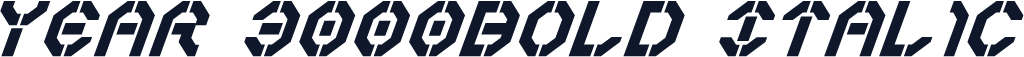 Year 3000Bold Italic