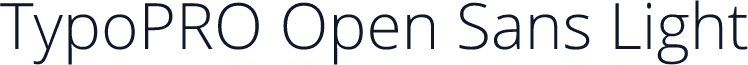 TypoPRO Open Sans Light