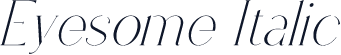 Eyesome Italic