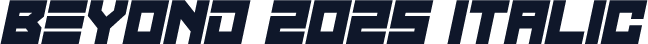 Beyond 2025 Italic