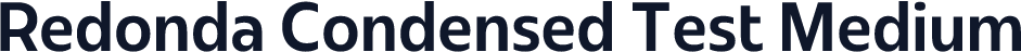 Redonda Condensed Test Medium