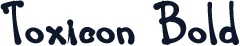 Toxicon Bold