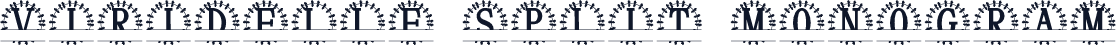 Viridelle Split Monogram