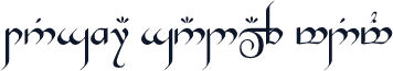 Tengwar Gandalf Medium