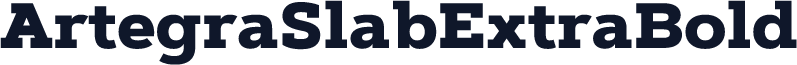 ArtegraSlabExtraBold