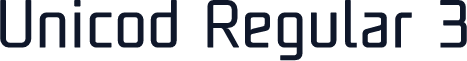 Unicod Regular 3
