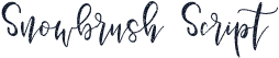 Snowbrush Script