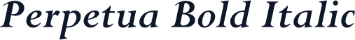 Perpetua Bold Italic