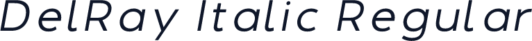 DelRay Italic Regular