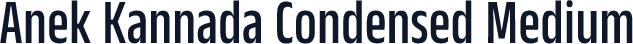 Anek Kannada Condensed Medium