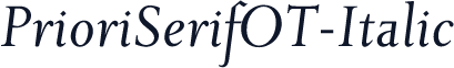 PrioriSerifOT-Italic