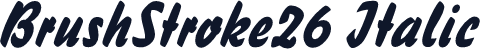 BrushStroke26 Italic