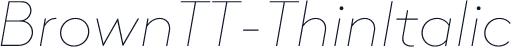 BrownTT-ThinItalic