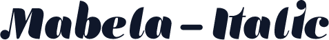 Mabela-Italic