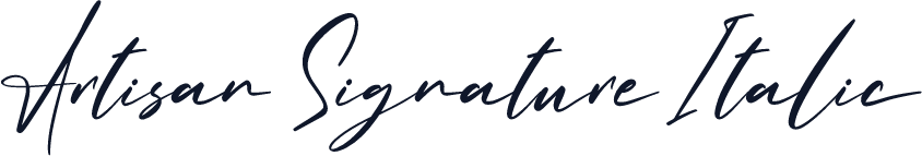 Artisan Signature Italic