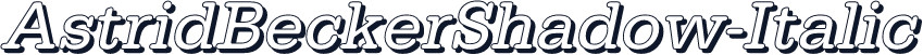 AstridBeckerShadow-Italic