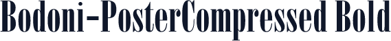 Bodoni-PosterCompressed Bold