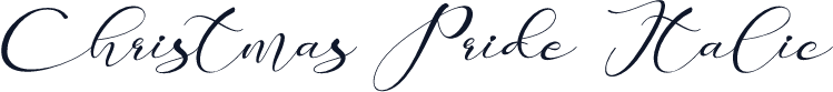Christmas Pride Italic