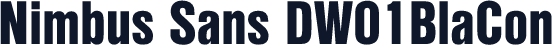 Nimbus Sans DW01BlaCon