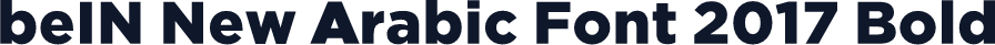 beIN New Arabic Font 2017 Bold
