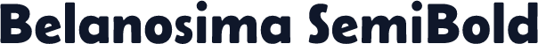 Belanosima SemiBold