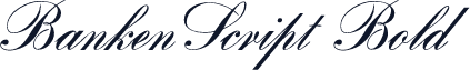 BankenScript Bold