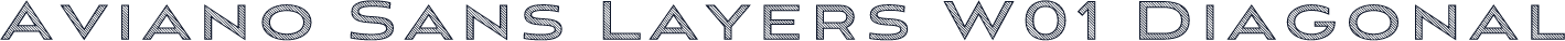 Aviano Sans Layers W01 Diagonal