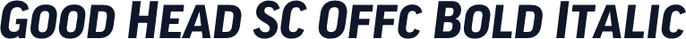 Good Head SC Offc Bold Italic