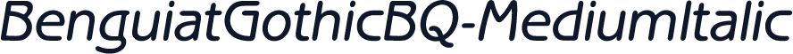 BenguiatGothicBQ-MediumItalic